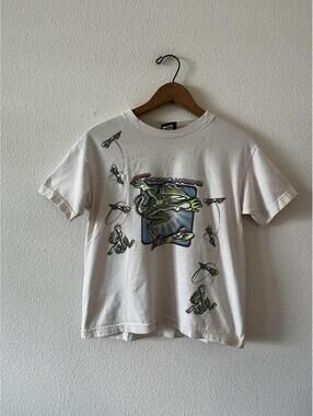 Vintage Gecko Hawaii Skateboard Graphic T-Shirt Medium